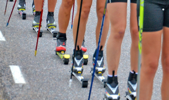 Rullskidorträning på tisdagar