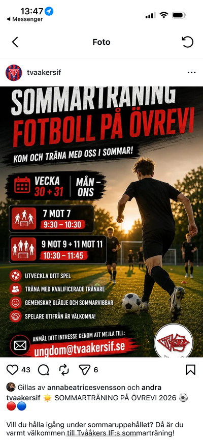 Spela sommar fotboll