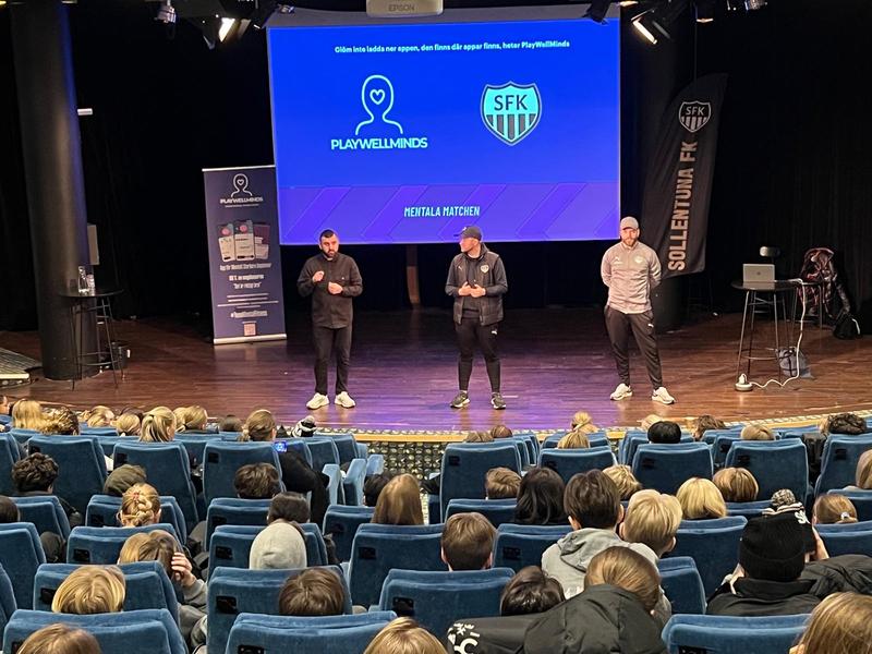 600 ungdomar fyllde Scandic Star – mental styrka i fokus när ”Mentala Matchen” lanserades