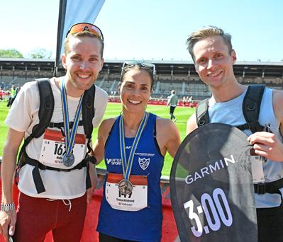 Emma ”persade” och sprang under tre timmar