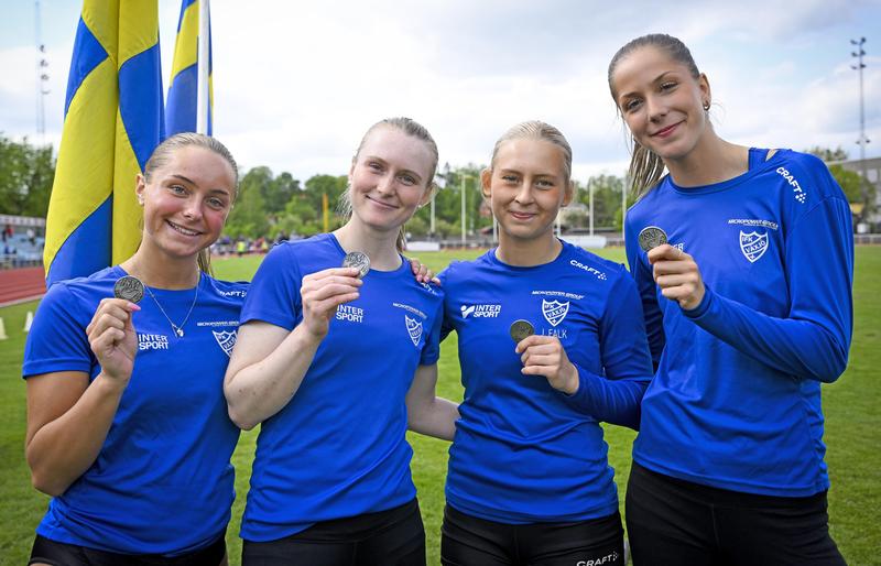 Fyra stafettmedaljer till IFK