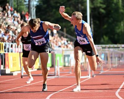 Hampus i dramatisk häckfinal med hårdmotvind