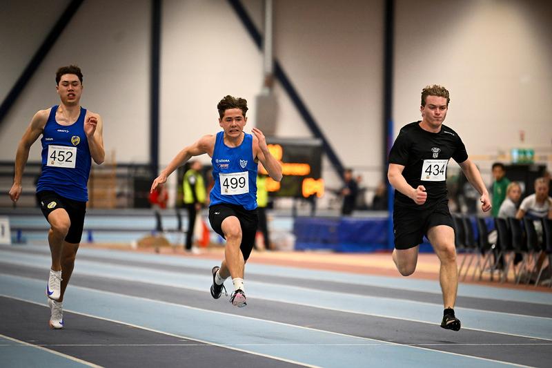 Gustav slog till med nytt personligt rekord på 60 meter