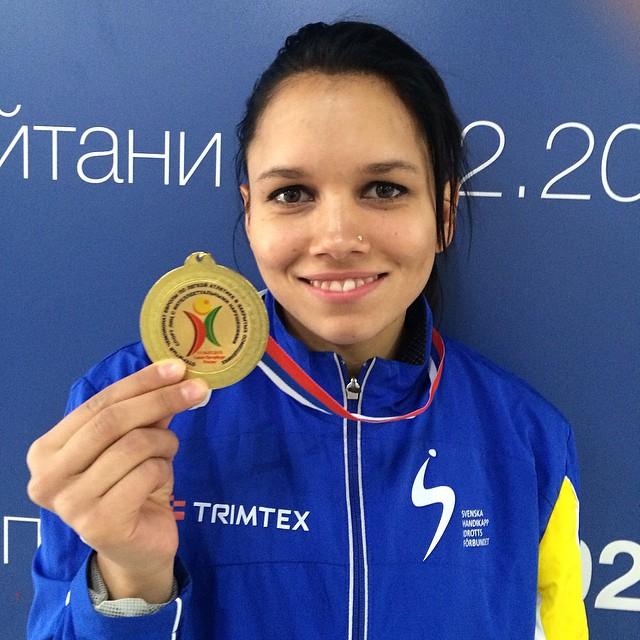 Stephanie uttagen till Virtus-EM i Uppsala